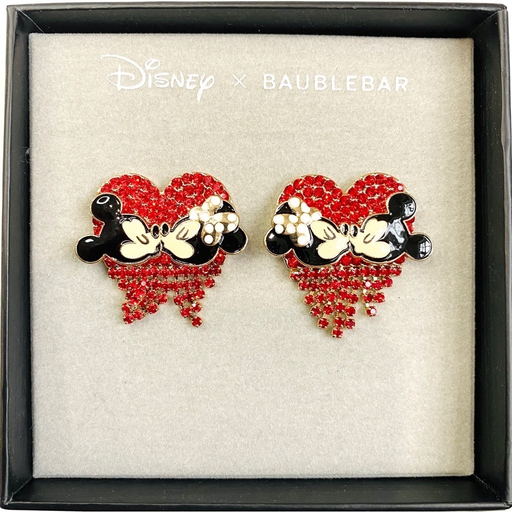 Disney X Baublebar Minnie Mickey earrings